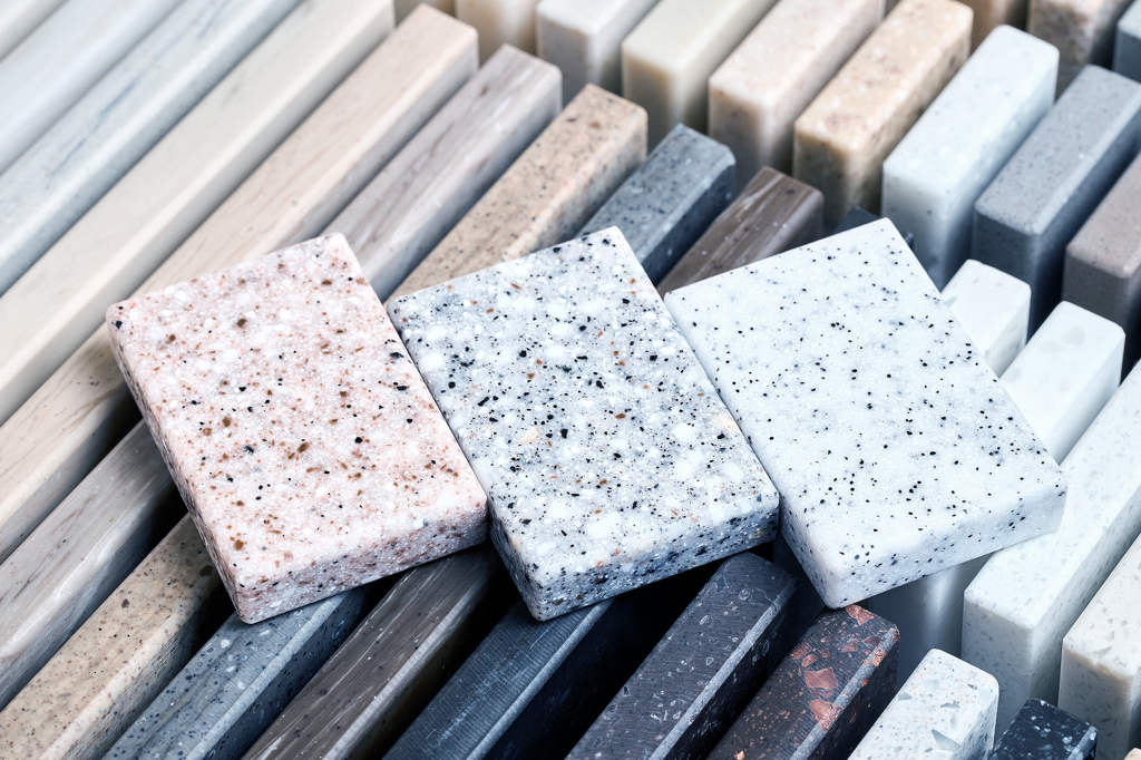 Образцы камня и отделочных материалов