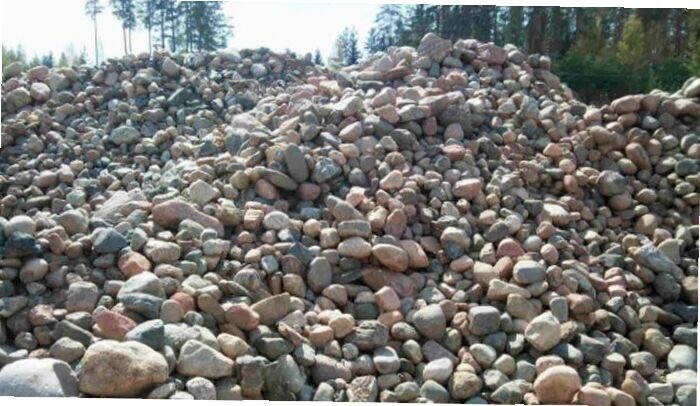 Бутовый камень фракции 150-400 мм с поставкой, фото